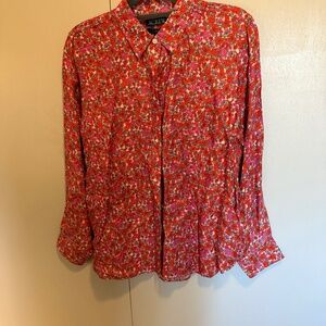 J Crew Liberty Button up Blouse NWT